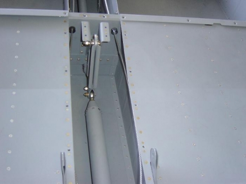 The 'light' washers installed took a bunch of time and the O'l man had to wiggle into the tailcone