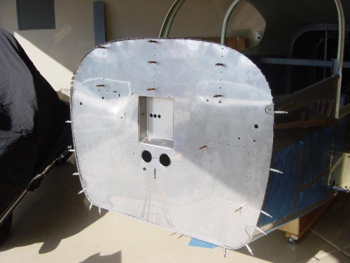 Everything (except the 2 bottom engine mount holes) opened up and aligned