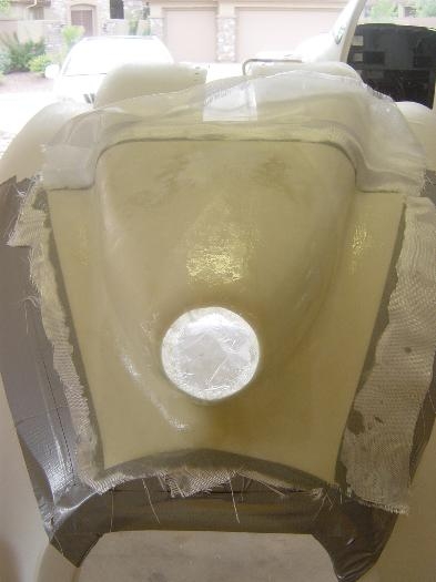 Mold lay-up of Ram air mod