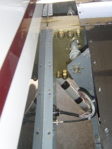 Right wing bolts torqued And connections made