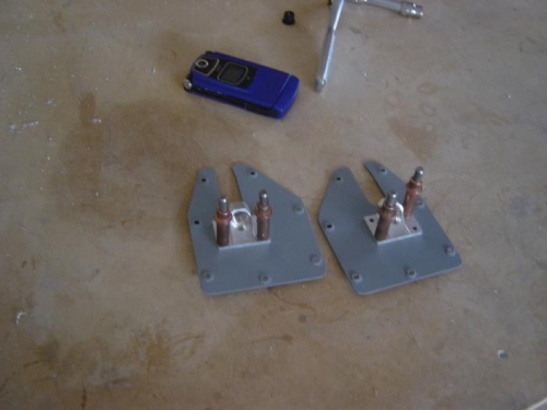 Rivethead CNC trim cable holder drilled to plates