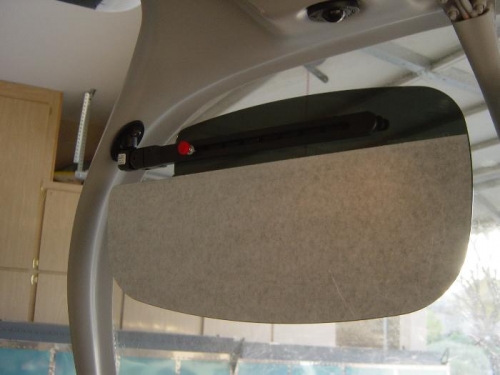 Rosen RV-10 Pilot side visor installed