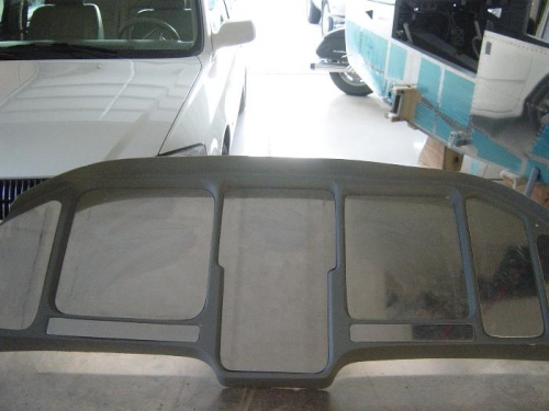 All of the panel inserts cut, filed and fit