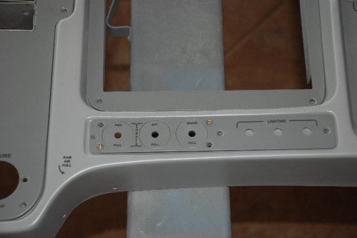 Heat controls, parking brake and dimmer rheostats