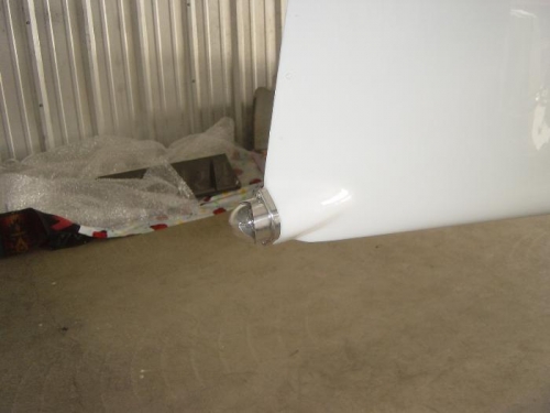 polished tail/strobe light holder