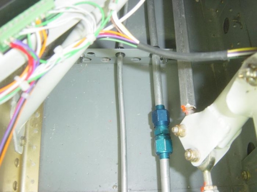 Brake & Fuel line capture brackets pilot side.