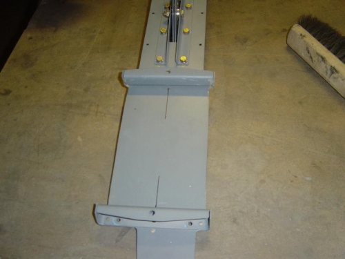 Began by cutting off the sides of the 