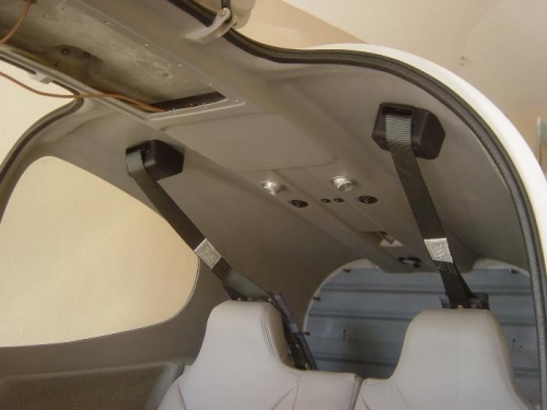 inertial belt reels installed