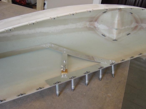 Nav Antenna clecoed in