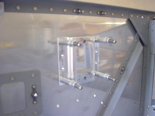 'New' bracket sit on top of the old- cutoff one