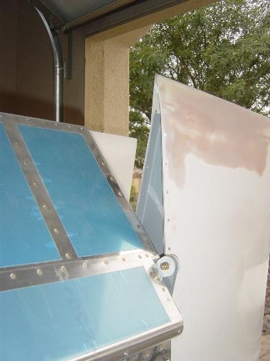 Replaced wing tip closeout parts to allow for better fit to wing