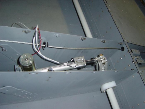 Flap motor w/ Flap positioning system installed.