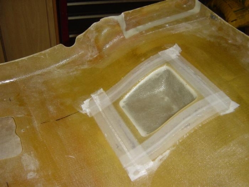 3 more plys added from inside the plenum