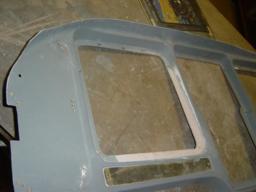 Bondo fixing one corner that is too low