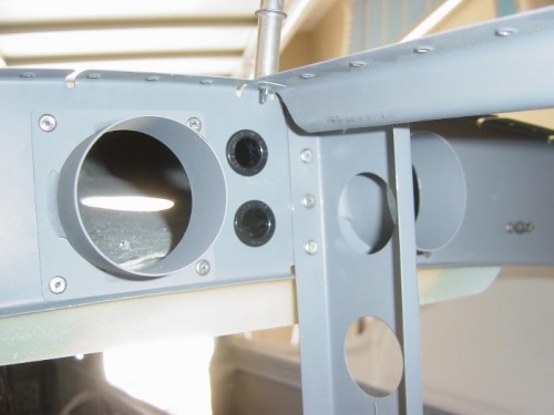 Added a couple of Snap bushings for electrical wires and coax