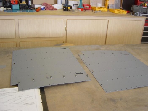 Nutplates to hold side panels riveted