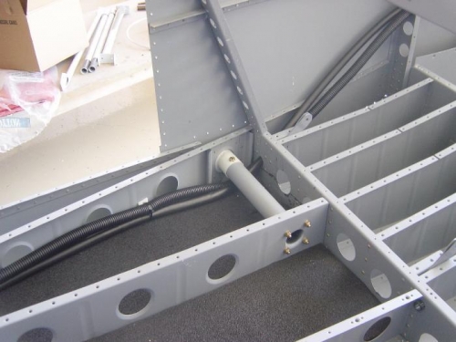 Shows passage between the bulkhead