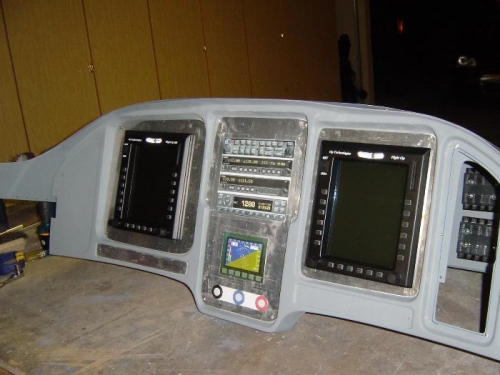 Both units temporarily installed in their racks.