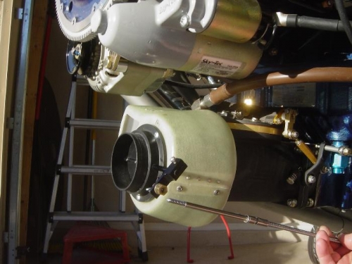 Experimenting with control linkage options for Filtered/Ram air