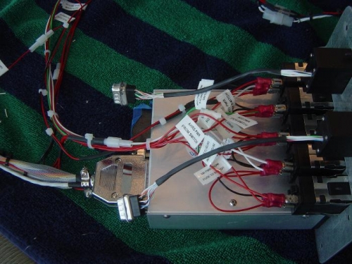 Center Console module wired w/ Trim indicator dsub connectors