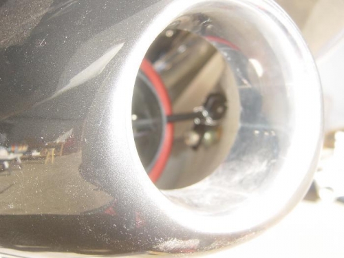 Beginning to carve/sand out a recess