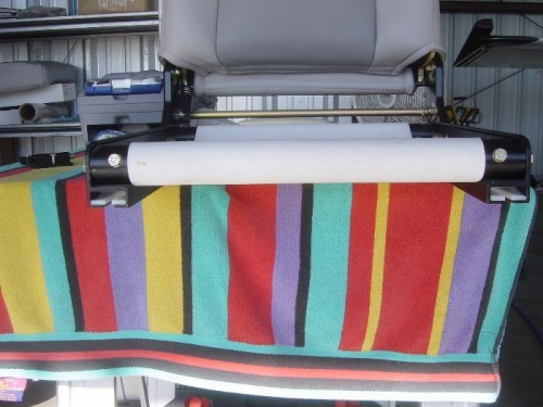 Removed front upper portion of seat guides to make install easier p