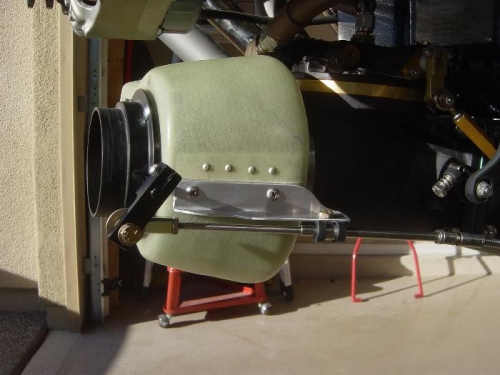 Alum angle bracket and adel clamp