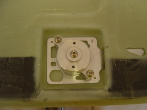 How the assembly mounts in the interior recess