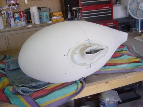 Right Gera pant w/ integral intersection fairing sanded