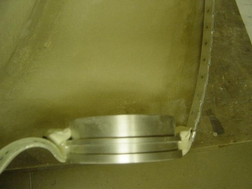 completing the flox retainer ring on the lower cowl