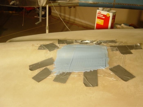 SuperFil applied to even height w/ door and cowl.