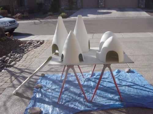 Parts all sprayed w/ 3 coats of UV primer