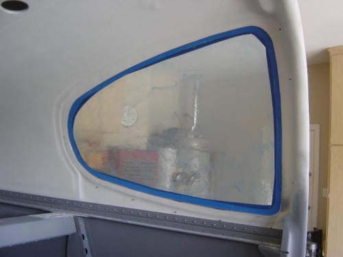 interior view after minimal clean-up