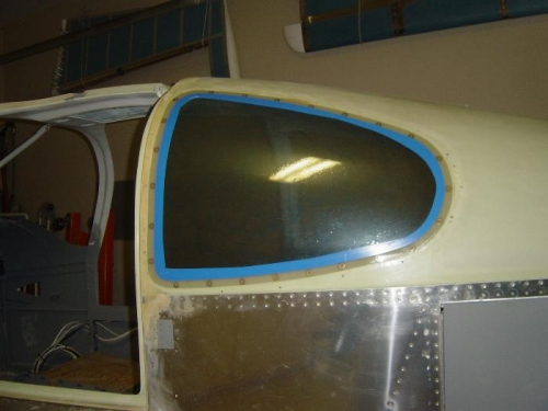 Exterior view after cure and 'fingers' removed