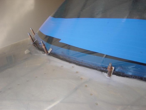 Carbob blacked flox applied to bottom  'gap'