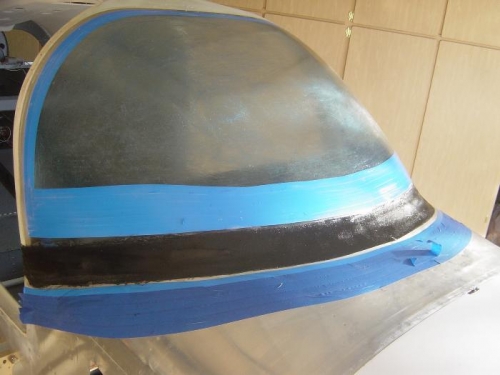 all 10 lay-up's applied