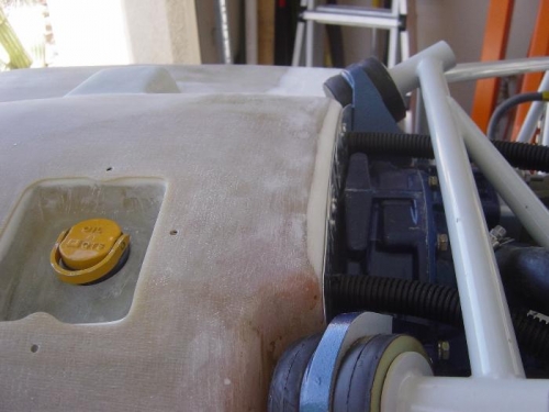 Micro build up and screw and nutplates for aft plenum