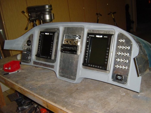 Center stack installed. mounting screws interfer on top two bays