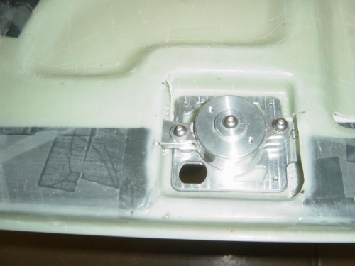 Mounted and closed , 'over-center'