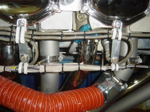 CHT/EGT harness supports on #3 & 5 cyls