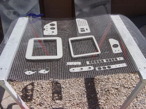 Sub-panels final paint