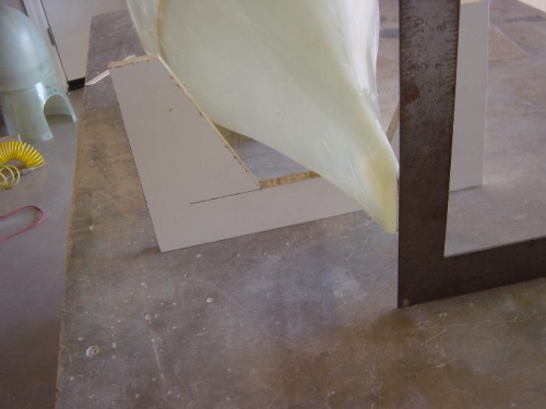 Marking reference points on gear pants