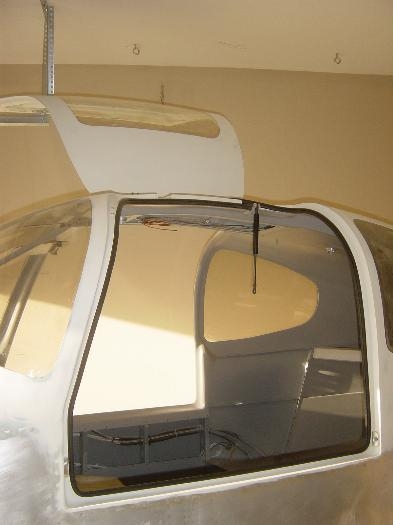 Door seal applied to pilot door