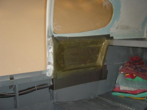 Right side panel layed up