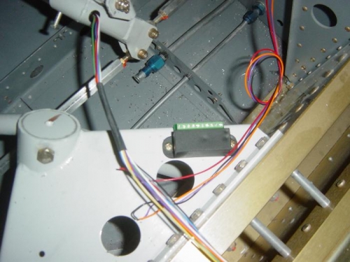 Elevator and aileron trim relay deck & wires from CH stick grips