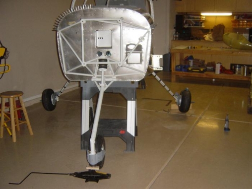 Fuse jacked up and leveled