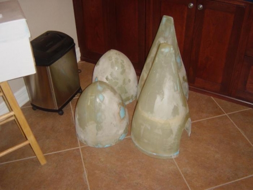 Both Fairings sanded and pinholes/voids filled