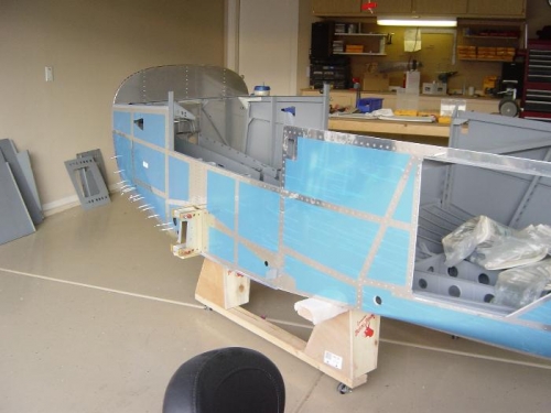 Left side all done except for 'wrap-arounds'