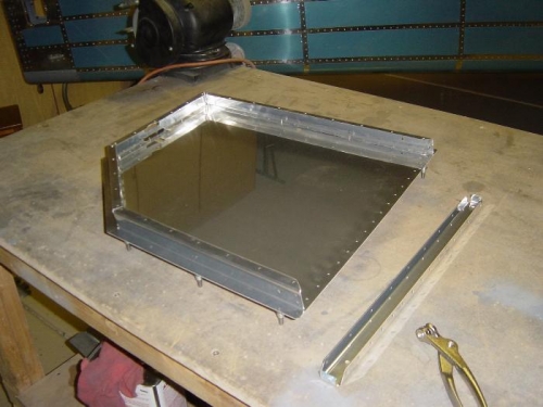 Cleco the side channels to the outside skin