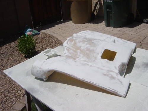 Sanded w/ 100 grit after initial coat of Primer